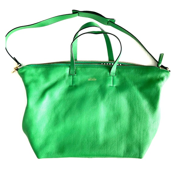Kate Spade Saturday green leather freeform satchel - Picture 1 of 4